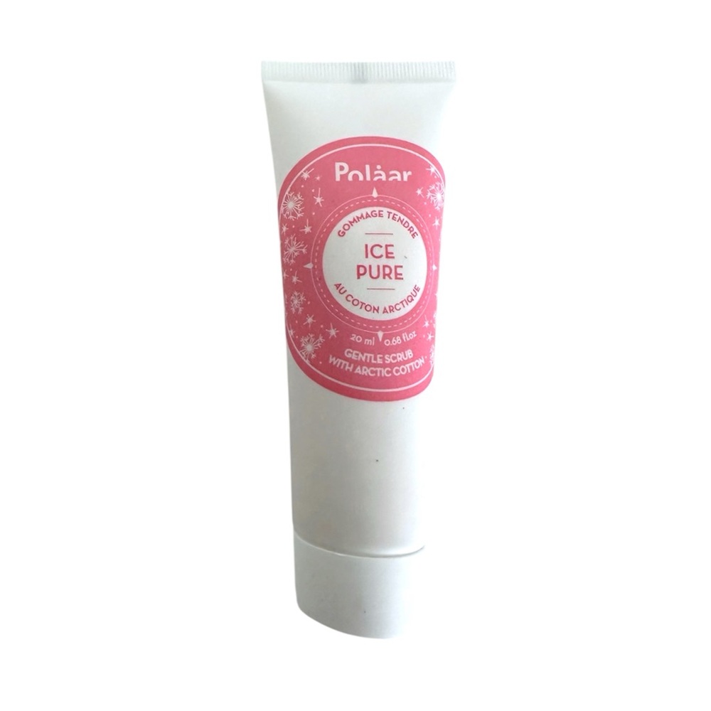 NEW Polaar Ice Pure Gentle Face Scrub With Arctic Cotton 20ml Travel Size